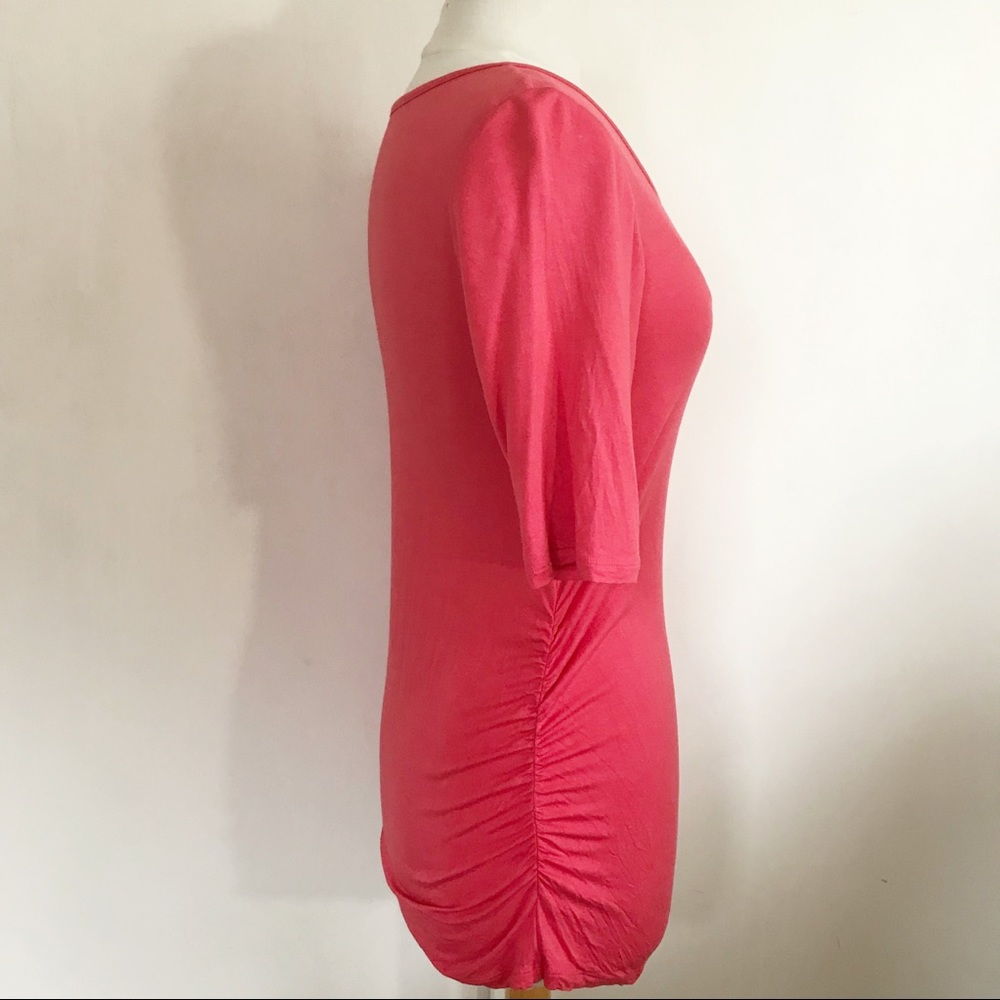 A:GLOW Kohl’s u neck ruched side maternity top S - Picture 2 of 6